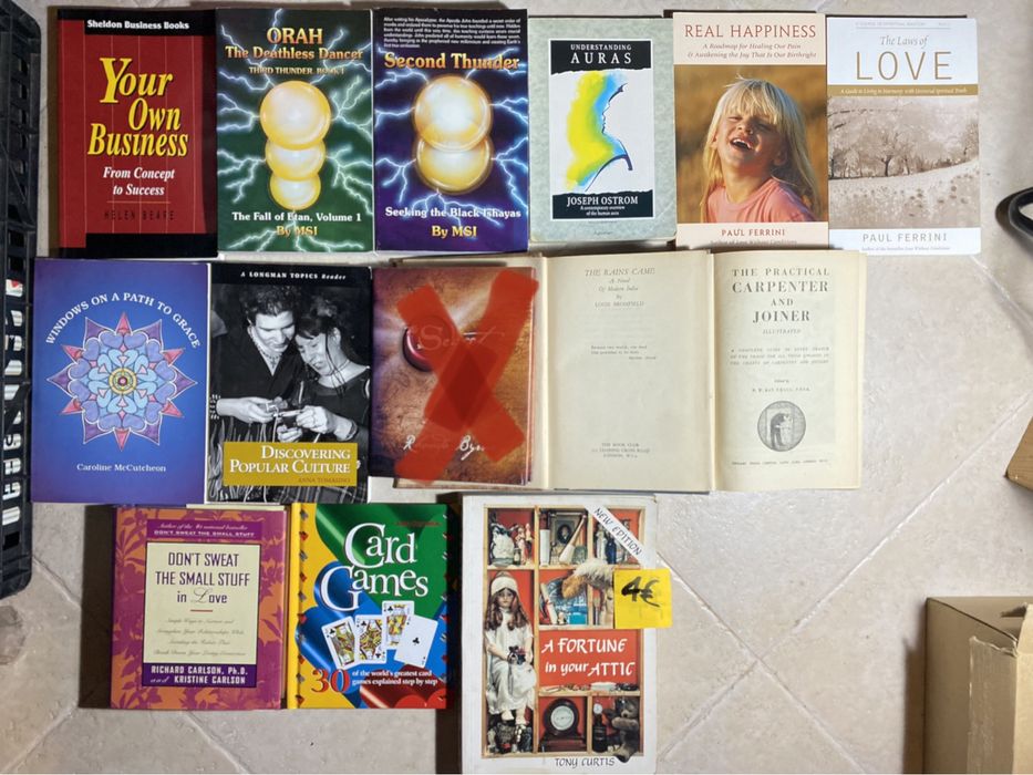 Vários Livros em Inglês - Capa mole e dura