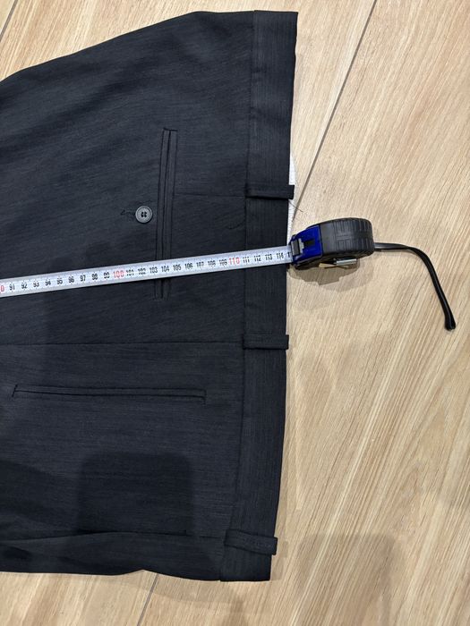 Eleganckie spodnie męskie xxxl garniturowe 182cm