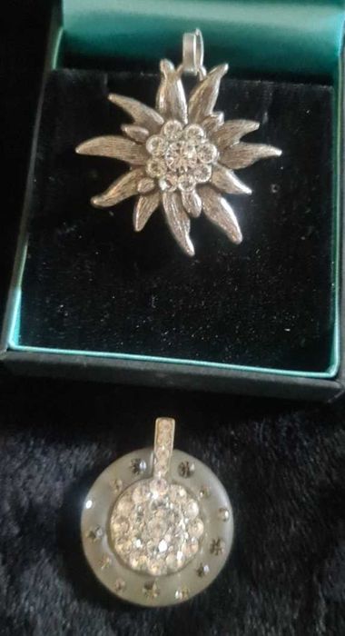 Кулон підвіска едельвейс вінтаж маркування Germany