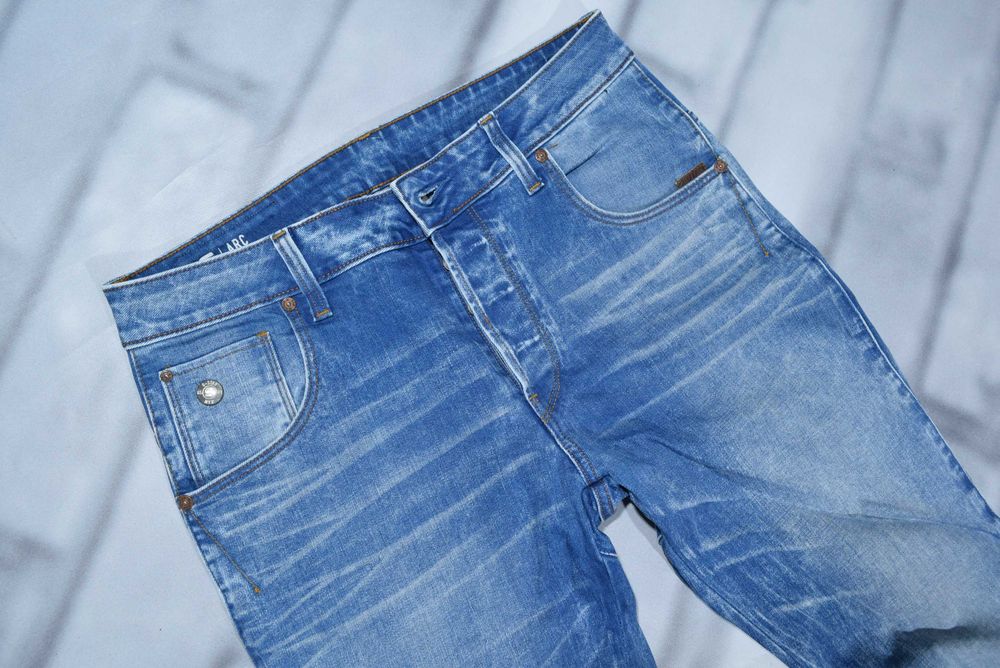 Jeansy skręty G-star ARC 3D slim stretch 30/32 pas 80-84