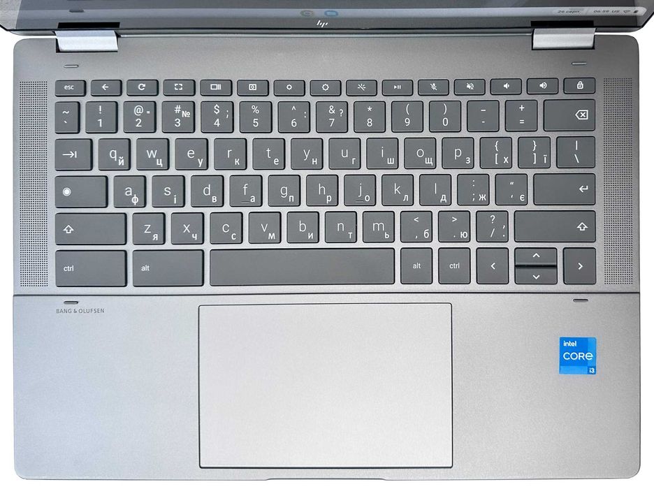 Ноутбук HP Chromebook x360: Core i3-1215U/RAM 8ГБ/SSD 256 ГБ/14" Touch