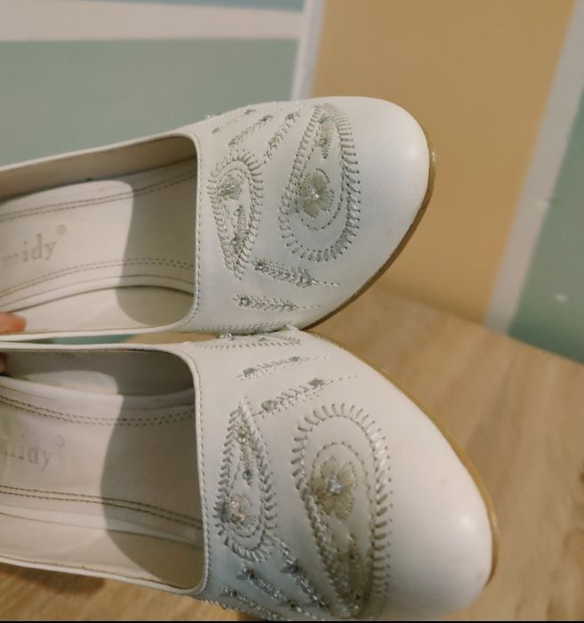 Туфли свадебные белые