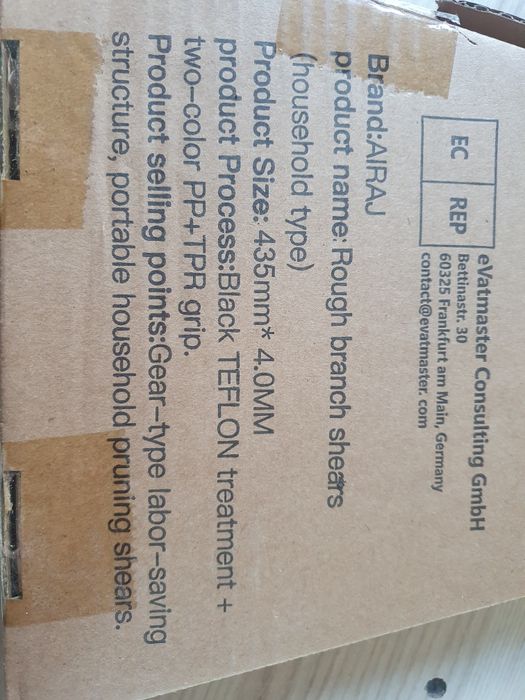 Sekator nożycowy Airaj sekator do gałęzi