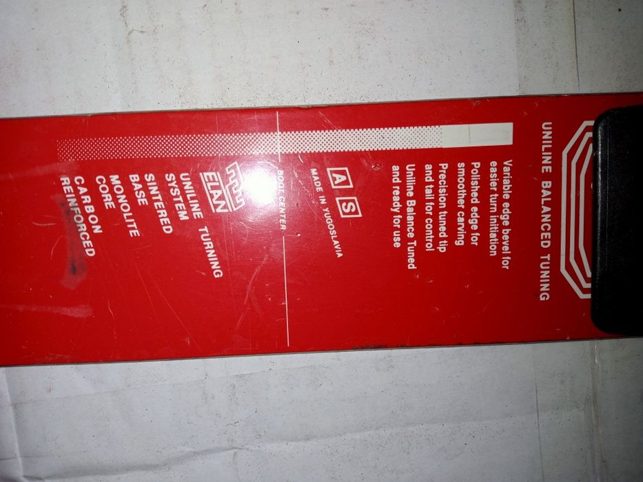 Гірські лижі елан, з кріпленням.