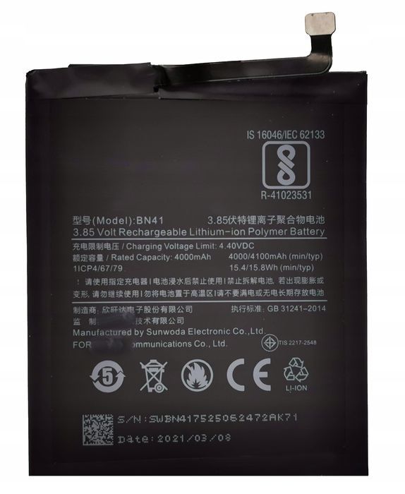 Nowa Bateria Do Xiaomi Redmi Note 4 Mediatek Bn41