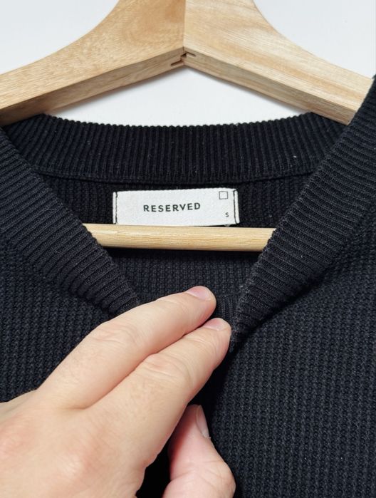 Reserved czarny sweter męski S