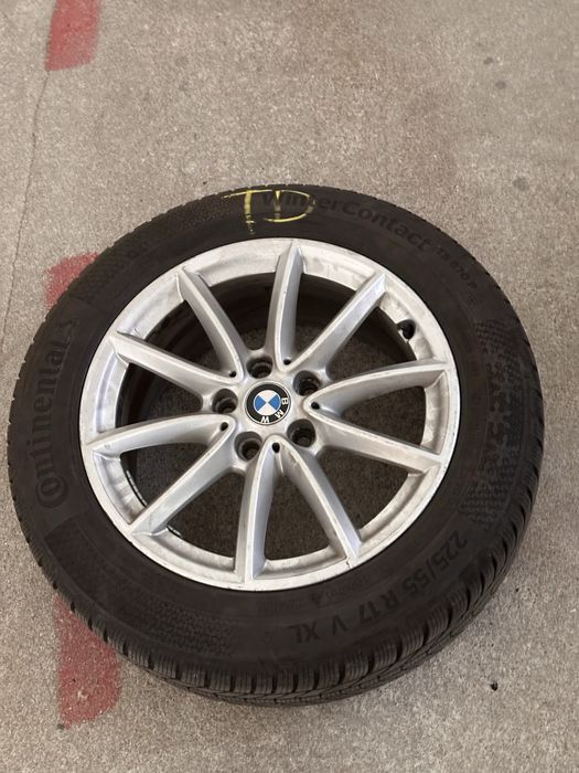 Conjunto jantes 17” originais Bmw + pneus 225/55/17 - grupo bmw audi