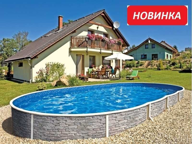 Каркасный басейн овальный