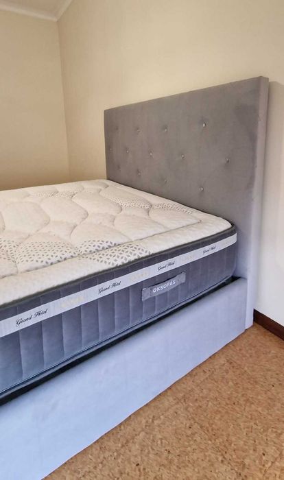 Camas de Casal Estofadas de Luxo 199€ Disp. em Várias Cores! 190x140m!