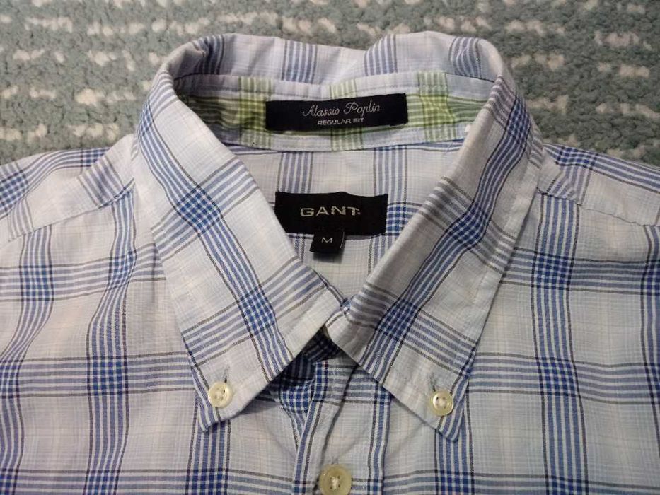 Gant Alassio Poplin regular fit męska koszula krótki rękaw r. M