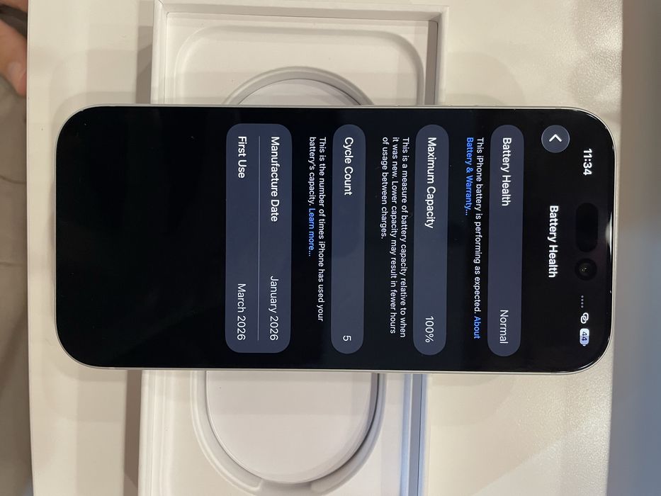 Iphone 17 PRO 256GB - NOVO 5 CICLOS