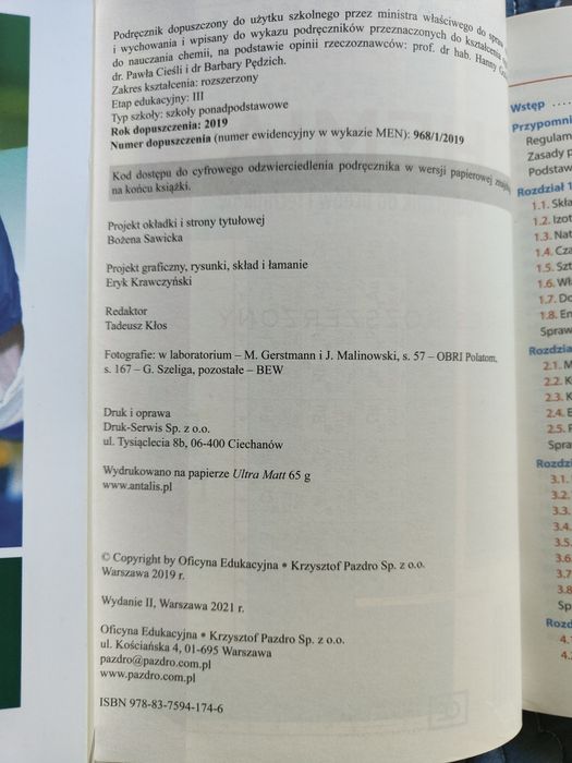 Podręcznik do chemii poziom rozszerzony cz. 1