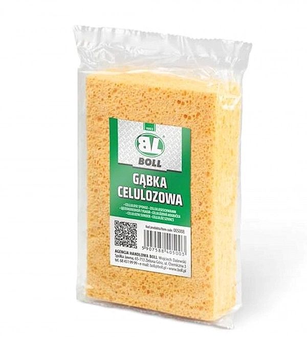 Boll Gąbka Celulozowa Chłonna Miękka Lakiernicza 135 X 90 X 35Mm