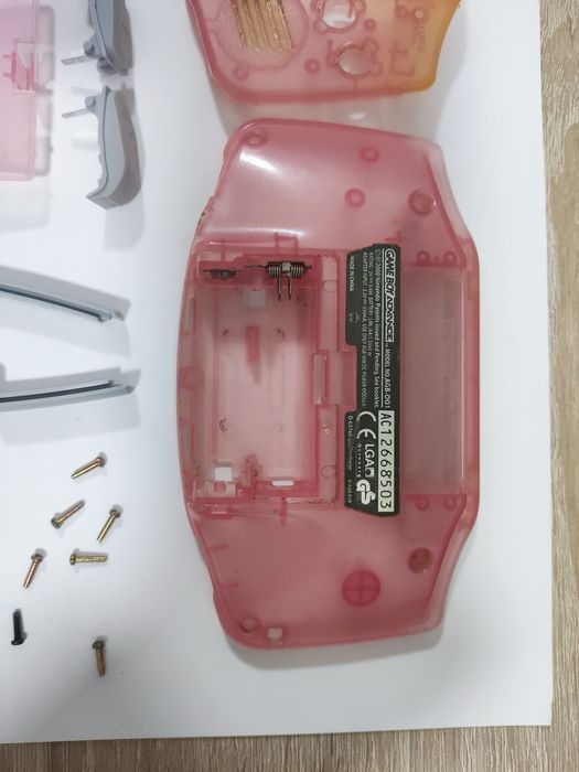 Shell original game Boy advance pink