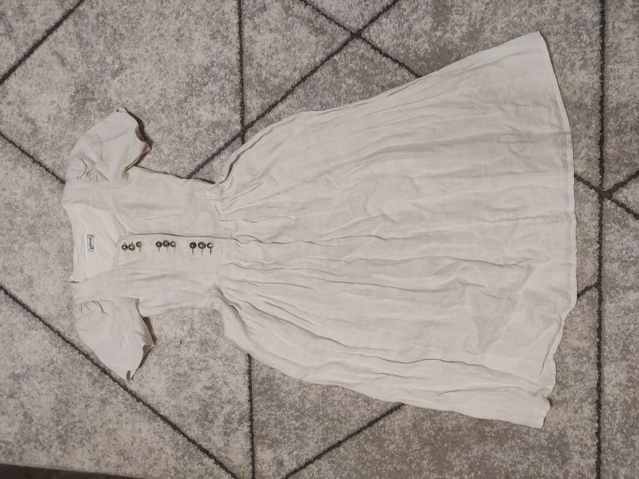 Elegancka sukienka Gössl z lnu i bawełny 36 38