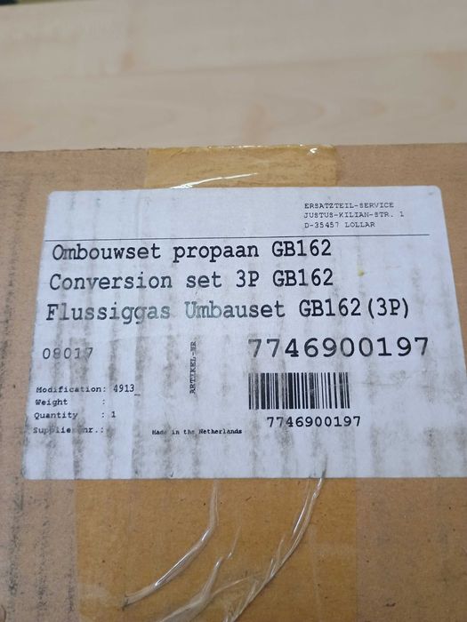 Zestaw przezbrojeniowy Buderus do Logamax plus GB162
