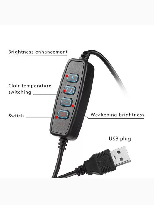 Pack 2 Anel de Luz led 10 polegadas