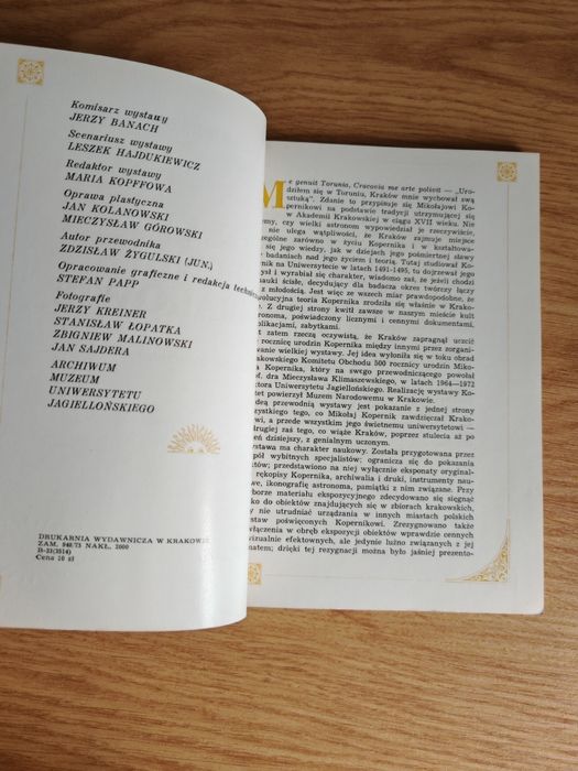 Mikołaj Kopernik w Krakowie przewodnik po wystawie