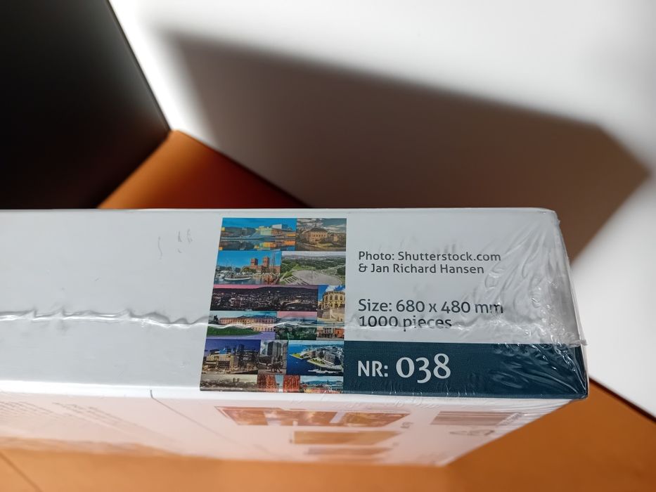 Puzzle 1000 peças - Cidade de Oslo NOVO