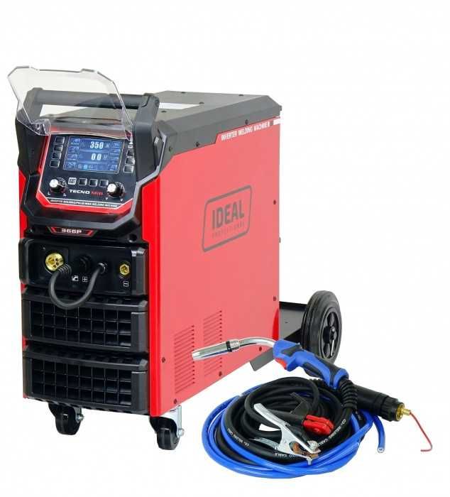 Spawarka migomat Ideal TECNO MIG 366 PULSE SYNERGIC LCD + 15kg SG2