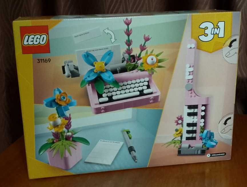 Lego creator, Лего друкарська машинка і квіти, конструктор 363 деталі