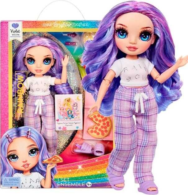 Лялька Rainbow High Jr PJ Party Violet - Рейнбоу Хай Віолетта