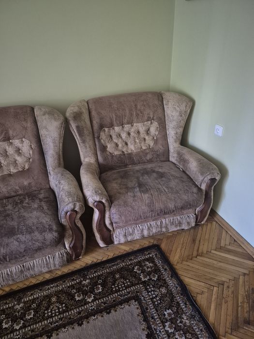 Диван+крісло  розкладні б/у