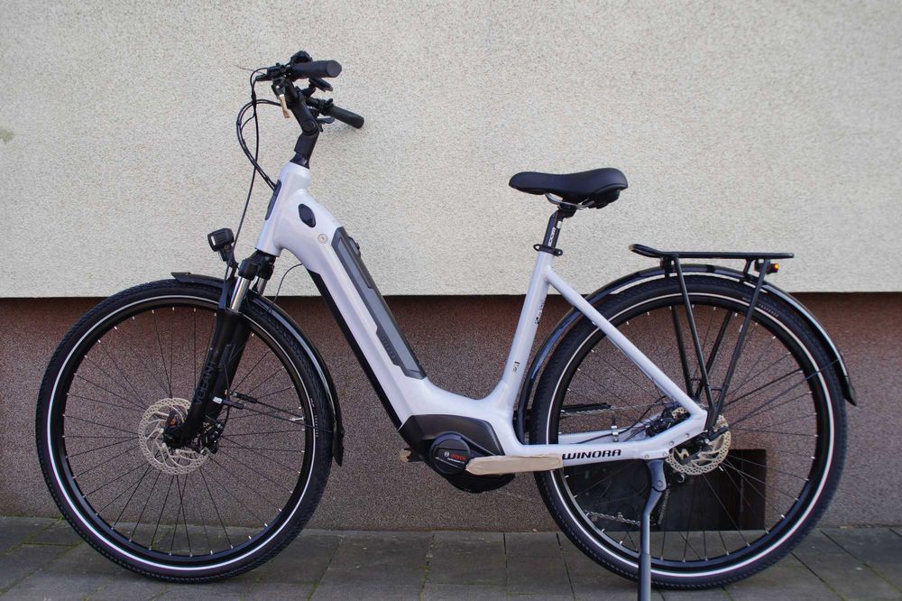 Rower elektryczny Nowy Winora tarcze 500wh Smart system