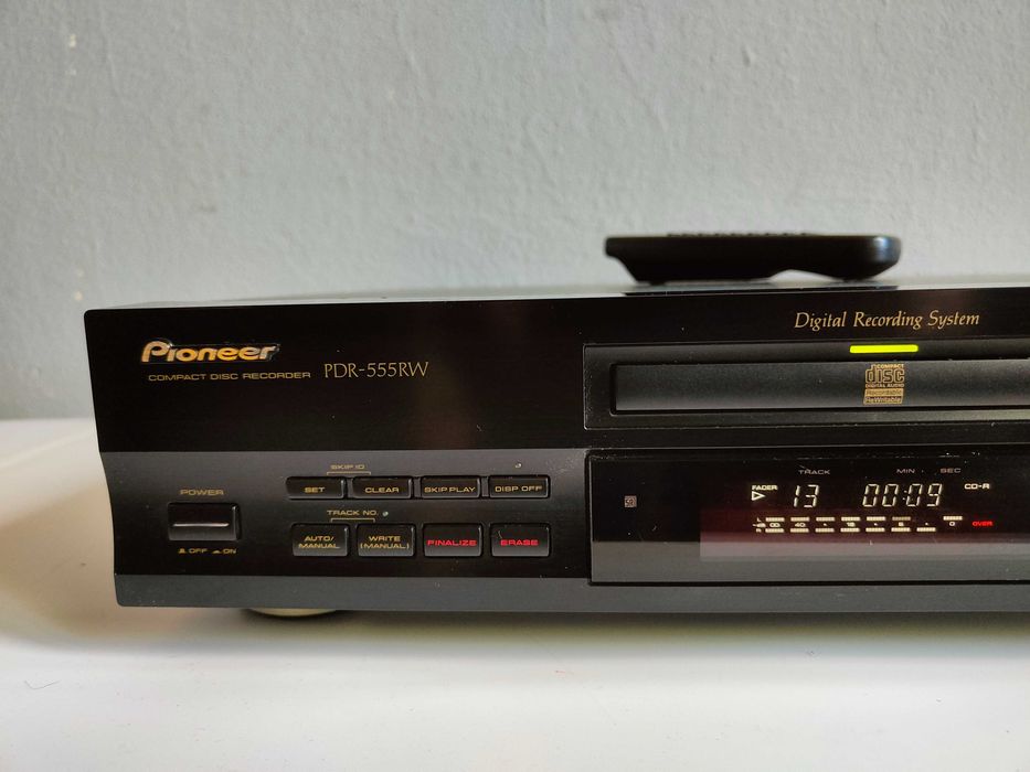 PIONEER PDR-555RW nagrywarka odtwarzacz CD z pilotem