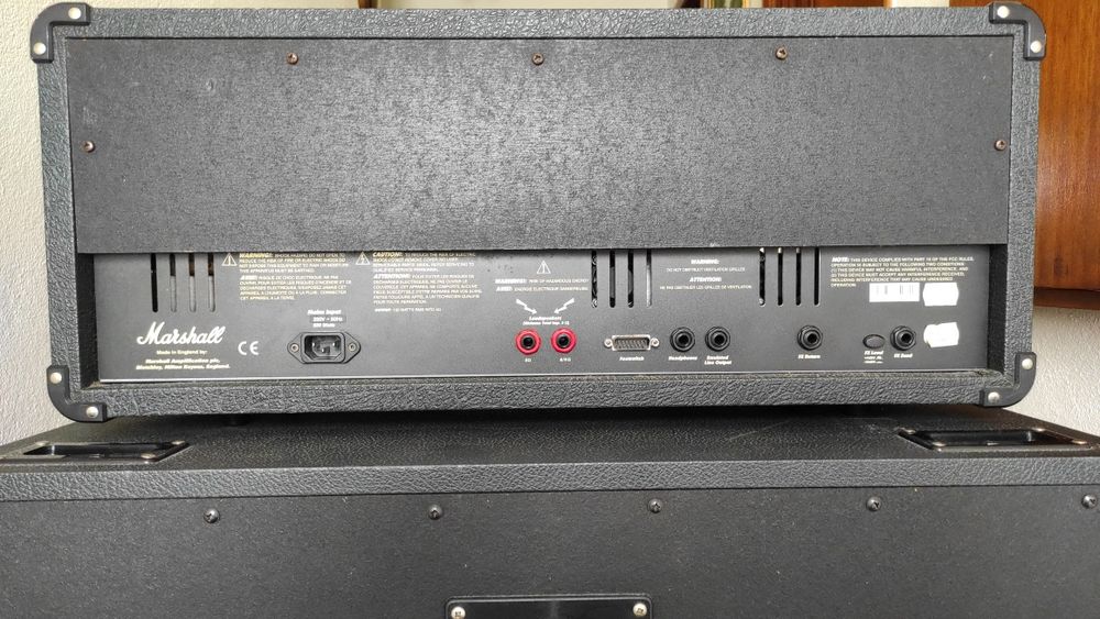 Marshall AVT150 H + MC412 B - Halfstack Guitarra - Amplificador+Coluna