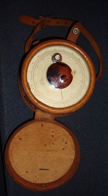 Barómetro de parede oval