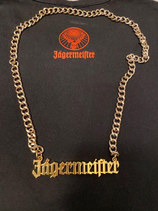UNIKAT JAGERMAISTER złoty łańcuch gadżet