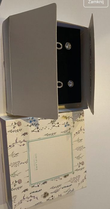 Zestaw kolczyków 3 pary Oriflame - Nowe