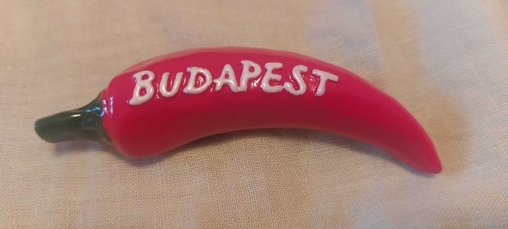 Magnes na lodówkę Budapeszt papryka papryczka Węgry