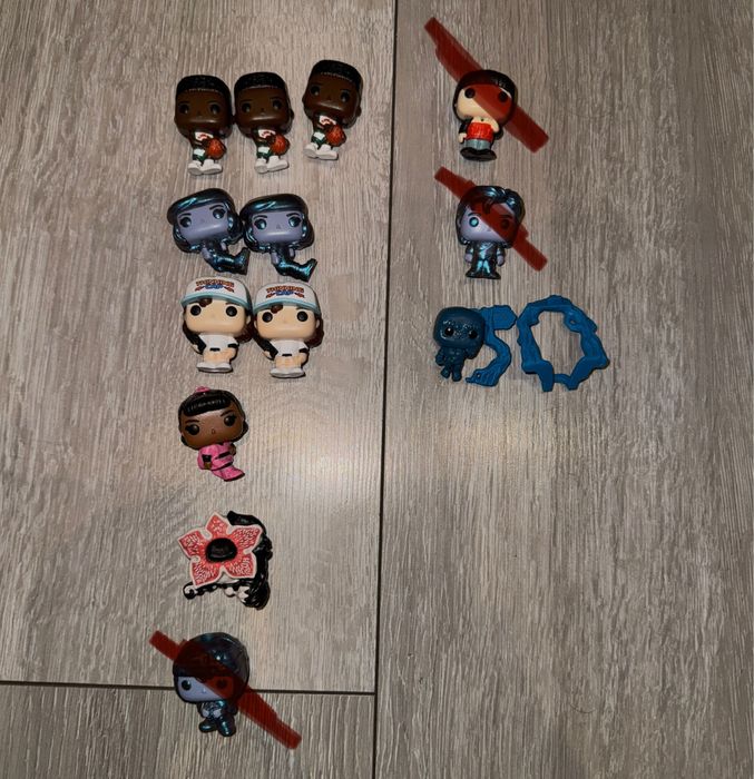 Figurki stranger things funko pop kinder joy