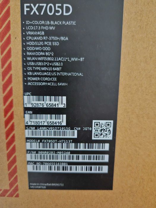 Laptop asus tuf gaming