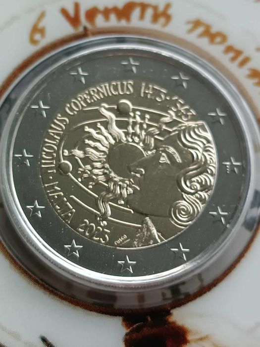 2€ Malta ( Coincard ) Copernicus e Napoleão