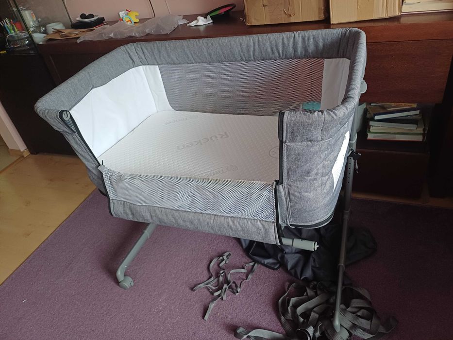 Dostawka Kidszone łóżeczko z Materacem