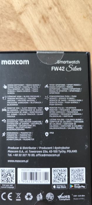 Smartwatch FW42 Silver