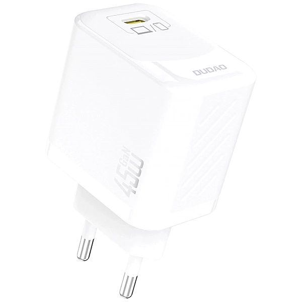 Ładowarka sieciowa Dudao A28/45W GaN USB-C - biała