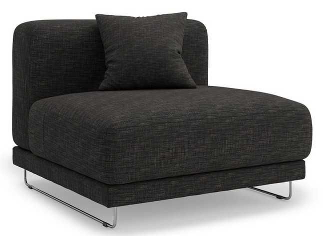Sofá Tylosan Ikea 1 lugar preto usado