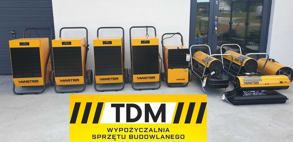 Osuszacz powietrza wynajem Nagrzewnica Pochlaniacz wilgoci