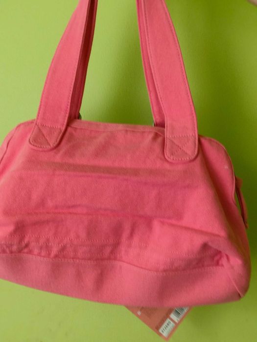 Tchibo różowa torebka bawelniana