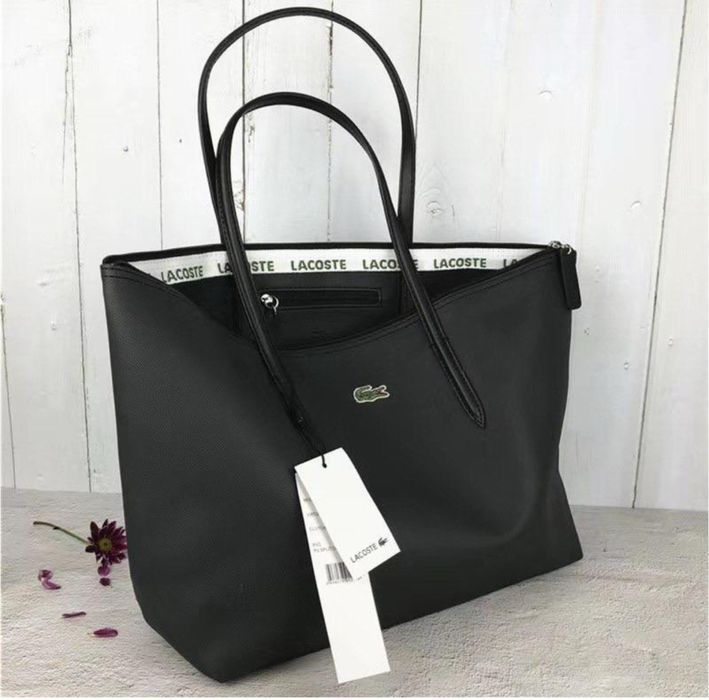 Женская сумка шоппер lacoste жіноча сумка шопер лакоста лакосте