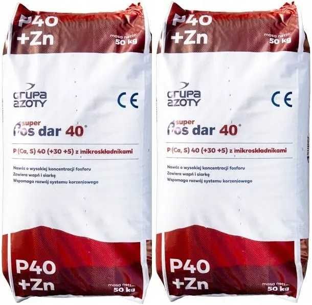 Fos Dar 40 superfosfat potrójny 40 big worki