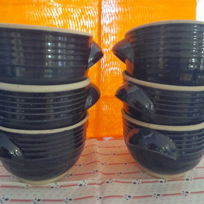 Potes de loiça - lote de 6 unidades