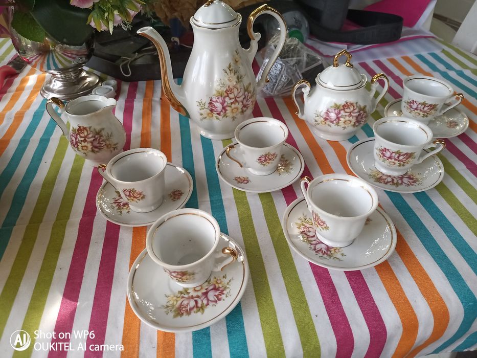 Zestaw kawowy z porcelany
