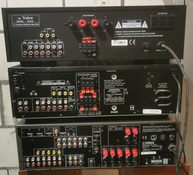 Zestaw stereo amplituner Yamaha Onkyo