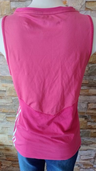Różowy sportowy top tank rozmiar M. Adidas