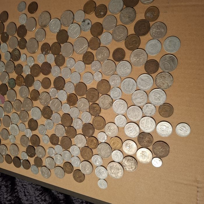 Monety prl jak i inne bilon